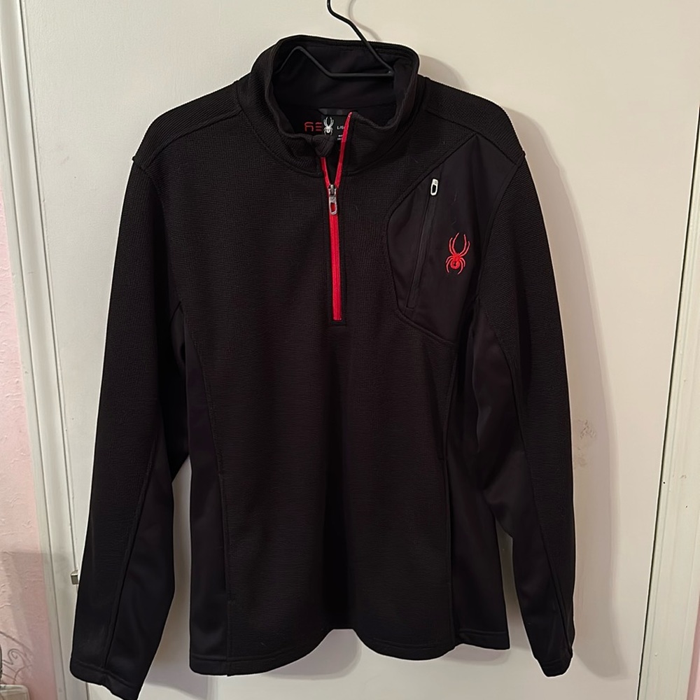 Spyder Men's Large Boundless Half Zipper Pullover Sweater